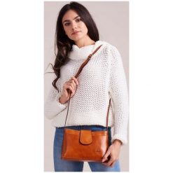 ROVICKY TORBA WIZYTOWA KOPERTÓWKA SKÓRA NATURALNA. Brązowe kopertówki damskie ROVICKY, na co dzień, w paski, ze skóry, eleganckie, małe, bez dodatków. Za 169,90 zł.