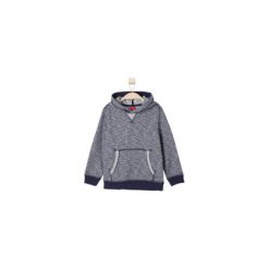 S.OLIVER Boys Bluza z kapturem dark blue melange - niebieski. Niebieskie bluzy niemowlęce marki S.Oliver, z bawełny, z długim rękawem, długie, z kapturem. Za 89,00 zł.