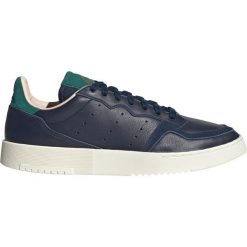 Adidas Originals Supercourt Tenisówki Niebieski. Niebieskie trampki męskie adidas Originals, bez wzorów, ze skóry, bez zapięcia. Za 430,95 zł.