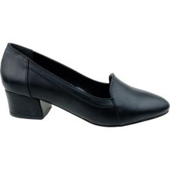 Czólenko damskie Filo Donna 045,Kolor czarny. Czarne czółenka damskie Filo Donna, bez wzorów, bez obcasa. Za 89,99 zł.
