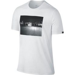 Koszulki sportowe męskie: Nike Koszulka męska Football Photo biała r. S (832867 100)