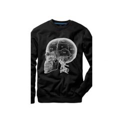 Bluza UNDERWORLD casual X-ray Skull. Czarne bluzy męskie Underworld, s, z nadrukiem, z bawełny, casualowe, bez kołnierzyka, bez rękawów, bez kaptura. Za 119,99 zł.