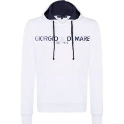 Giorgio Di Mare bluza męska L biała. Białe bluzy męskie Giorgio di Mare, m, bez wzorów, z kapturem, bez rękawów, z kapturem. Za 199,00 zł.