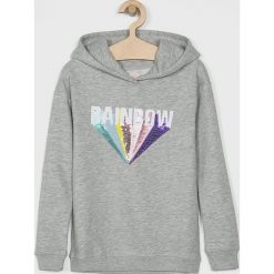 Kids Only - Bluza dziecięca 122-164 cm. Szare bluzy dziewczęce z nadrukiem, z bawełny. W wyprzedaży za 59,90 zł.