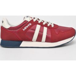 Levi's - Buty Webb. Brązowe buty sportowe męskie marki Levi's®, z gumy, na sznurówki. Za 319,90 zł.