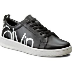 Sneakersy CALVIN KLEIN - Danya E4835 Black/White. Czarne półbuty damskie Calvin Klein, na co dzień, bez wzorów, ze skóry ekologicznej, bez obcasa, na płaskiej podeszwie, bez zapięcia. W wyprzedaży za 369,00 zł.