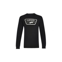 Bluzy Vans FULL PATCH CREW. Czarne bluzy męskie Vans, xl, bez wzorów, bez kołnierzyka, bez rękawów, bez kaptura. Za 245,04 zł.