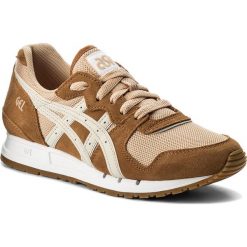 Sneakersy ASICS - Gel-Movimentum H877N Amberlight/Birch 1702. Pomarańczowe półbuty damskie Asics, ze skóry. W wyprzedaży za 249,00 zł.