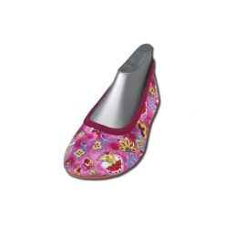 Buciki niemowlęce: BECK Girls Buty do gimnastyki DAGGY fuchsia / wzór