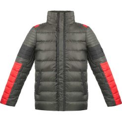 Kurtka puchowa w kolorze khaki. Zielone płaszcze męskie xxl, z puchu. W wyprzedaży za 449,95 zł.