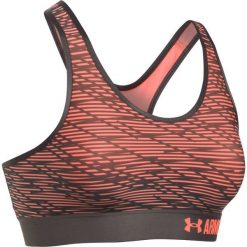 Under Armour Armour Mid Bra Printed London Orange Charcoal Xs. Szare biustonosze sportowe damskie marki Under Armour, xs, ze skóry. W wyprzedaży za 63,00 zł.