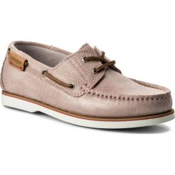 Mokasyny WRANGLER - Ocean WL181810 Rose 80. Różowe mokasyny damskie Wrangler, z zamszu. W wyprzedaży za 179,00 zł.