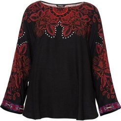 Desigual Bluzka damska Blus Lumbe Negro 19WWBW28 2000 (rozmiar XS). Bluzki damskie Desigual, na co dzień, xs, bez wzorów, bez kołnierzyka, bez rękawów. Za 319,00 zł.