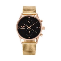 Zegarek Vendetta Zegarek damski Los Feliz black/gold mesh VE1063 uniwersalny. Czarne zegarki damskie Vendetta. Za 485,10 zł.