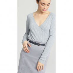 Jasnoszary Sweter Out In Front. Szare bez kategorii other, na zimę, xl. Za 39,99 zł.