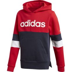 MŁODZIEŻOWA BLUZA ADIDAS (152). Czerwona bluzy męskie Adidas, m, bez wzorów, z bawełny, młodzieżowe, z kapturem, bez rękawów, bez kaptura. Za 149,99 zł.