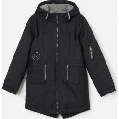 Parka z lekkim ociepleniem - Czarny. Czarne parki męskie Reserved, bez wzorów, bez kaptura. Za 139,99 zł.