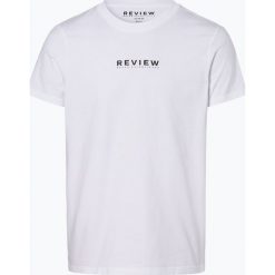 Review - T-shirt męski, czarny. Czarne t-shirty męskie marki Review, s, z nadrukiem, z dżerseju, bez kołnierzyka. Za 59,95 zł.