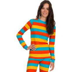 Bluzki, topy, tuniki: Woox Koszulka damska termoaktywna Bodyheat Ladies´ Long Sleeve Stripy żółta r. 42