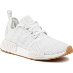 Buty adidas - NMD_R1 D96635 Ftwwht/Ftwwht/Crywht. Białe buty sportowe męskie Adidas, na co dzień, bez wzorów, z tworzywa sztucznego, bez zapięcia. Za 599,00 zł.