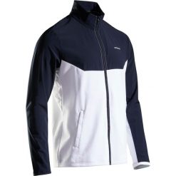 BLUZA tenis TJA 500 męska. Niebieskie bluzy męskie ARTENGO, s, bez wzorów, z elastanu, bez kołnierzyka, bez rękawów, bez kaptura. Za 89,99 zł.