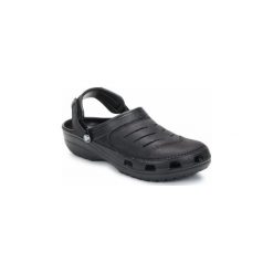 Chodaki Crocs YUKON. Czarne klapki męskie Crocs, bez wzorów. Za 159,20 zł.
