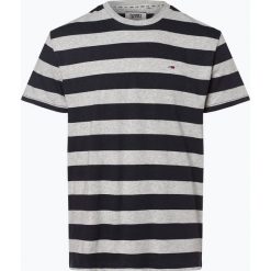Tommy Jeans - T-shirt męski, niebieski. Niebieskie t-shirty męskie Tommy Jeans, xl, w paski, z bawełny, bez kołnierzyka. Za 139,95 zł.