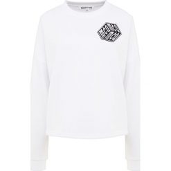 McQ Alexander McQueen Bluza optic white. Białe bluzy damskie marki McQ Alexander McQueen, xl, bez wzorów, z bawełny, bez rękawów, bez kaptura. Za 929,00 zł.
