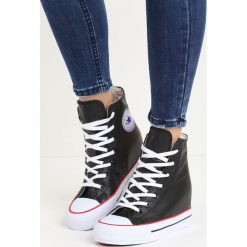 Sneakersy damskie: Czarne Sneakersy Yvonne