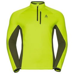 Odlo Bluza damska Midlayer 1/2 zip PROCHUTE r.L (528192/40203). Żółte bluzy sportowe damskie marki Odlo, l. Za 271,16 zł.