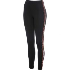 Legginsy z napisem bonprix czarno-mandarynkowo-biały. Czarne legginsy damskie bonprix, z napisami. Za 69,99 zł.