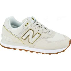 New Balance WL574SOA buty sneakers, buty sportowe damskie beżowe 41. Brązowe buty sportowe damskie New Balance, bez wzorów, ze skóry, sportowe, trekkingowe. Za 349,99 zł.