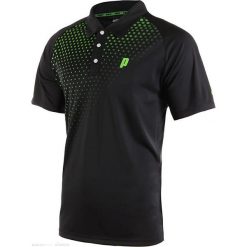 Koszulki polo: PRINCE Koszulka Męska Graphic Polo Czarno - Zielony r. XL (3M101079)