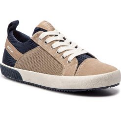 Sneakersy GEOX - J Alonisso B. B J922CB 01422 C0819 D Beige/Navy. Pomarańczowe trampki chłopięce Geox, bez wzorów, ze skóry, na sznurówki. W wyprzedaży za 199,00 zł.