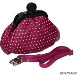 Torebka skórzana FRAGOLA marki Bolsa. Czerwone torebki klasyczne damskie marki Pakamera, w grochy, ze skóry, na ramię. Za 369,00 zł.