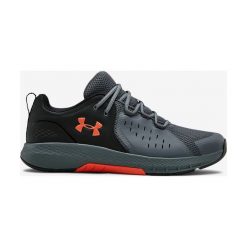 Under Armour Charged Commit 2 Tenisówki Szary. Szare trampki męskie Under Armour, bez wzorów, z materiału, bez zapięcia. Za 378,95 zł.