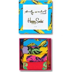 Happy Socks - Skarpety Andy Warhol Gift Box. Niebieskie skarpetki męskie marki Happy Socks. W wyprzedaży za 139,90 zł.