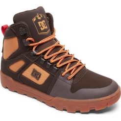 DC buty zimowe męskie Pure Ht Wr Boot M Boot Ch6 Chocolate Brown 43. Brązowe buty zimowe sportowe męskie DC, bez zapięcia. W wyprzedaży za 389,00 zł.