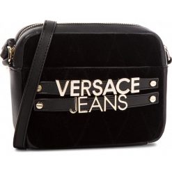 Torebka VERSACE JEANS - E1VSBBL4-70713 M57. Czarne listonoszki damskie marki Versace Jeans, z jeansu. W wyprzedaży za 499,00 zł.