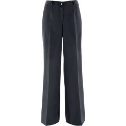 Spodnie ze stretchem WIDE bonprix czarny. Czarne spodnie damskie bonprix. Za 54,99 zł.