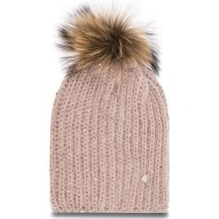 Czapka LIU JO - Cappello Paillettes A68261 M0300 Red Sand 61509. Czerwone czapki zimowe damskie Liu Jo, z materiału. Za 199,00 zł.