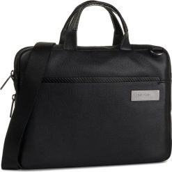 Torba na laptopa CALVIN KLEIN - Classic Carbon 2G Laptop Bag K50K504790 BDS. Czarne torby męskie skórzane Calvin Klein, bez wzorów, ze skóry. W wyprzedaży za 979,00 zł.