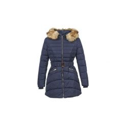 Kurtki pikowane Betty London DENIO. Niebieskie kurtki damskie Betty London, s, bez wzorów, z denimu, bez kaptura. Za 359,20 zł.