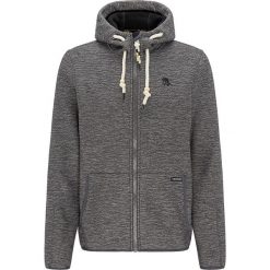 Kurtka polarowa w kolorze szarym. Szare bluzy męskie Schmuddelwedda, s, z dzianiny, z kapturem. W wyprzedaży za 217,95 zł.