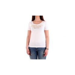 T-shirty z krótkim rękawem Versace B2HTB7K136278. Białe t-shirty damskie VERSACE, s, bez wzorów, bez kołnierzyka. Za 267,60 zł.