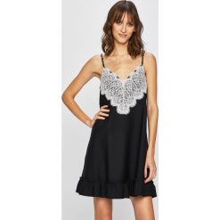 Pinko - Sukienka. Czarne sukienki damskie Pinko, na co dzień, bez wzorów, z elastanu, casualowe, z włoskim kołnierzykiem, bez rękawów, mini, proste. Za 1199,00 zł.