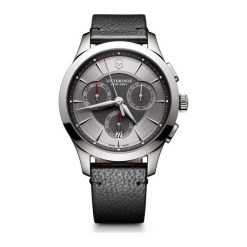 RABAT ZEGAREK VICTORINOX SWISS ARMY ALLIANCE CHRONOGRAPH 241748. Szare zegarki męskie Victorinox, ze stali. W wyprzedaży za 1590,00 zł.