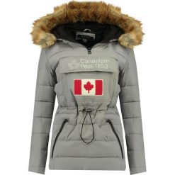 Kurtka zimowa "Bunnypeak" w kolorze szarym. Szare kurtki damskie Canadian Peak, na zimę, xl, bez wzorów. W wyprzedaży za 269,95 zł.