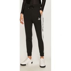 Puma - Spodnie. Czarne spodnie damskie Puma, s, bez wzorów, z elastanu. Za 219,90 zł.