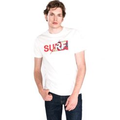 Jack & Jones Wavy Koszulka Biały. Białe podkoszulki męskie Jack & Jones, m, z nadrukiem, z bawełny, z krótkim rękawem. Za 66,95 zł.